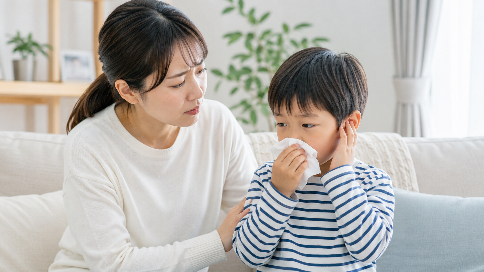 お子さまの診察の様子
